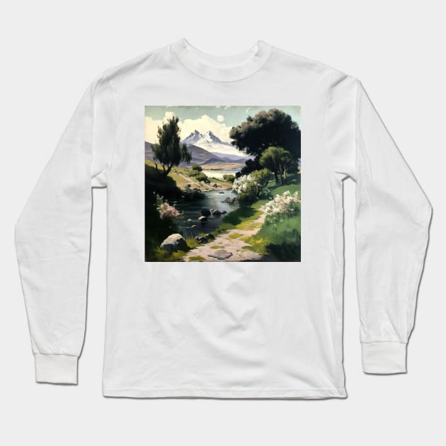 Monet or Manet ? Long Sleeve T-Shirt by Imagier